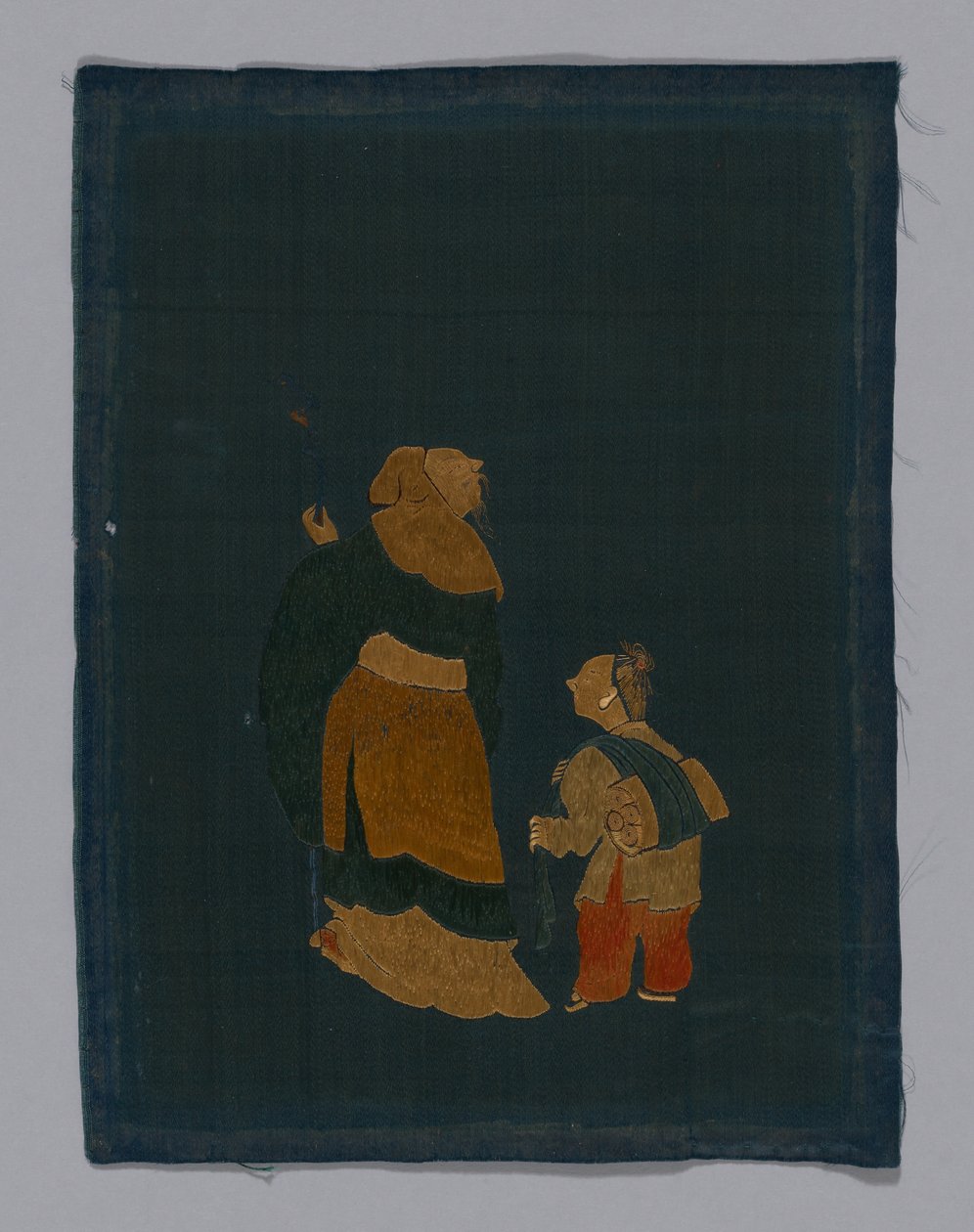 板式家具织物，中国，康熙时期，清朝1644-1911年，180050。 作者 不明