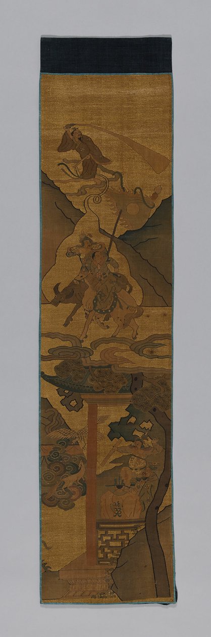 板式家具织物，中国，清朝1644-1911年，18001900年。 作者 不明