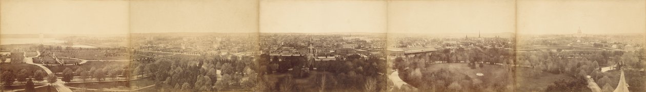 华盛顿特区全景图，1860-1876。 作者 不明
