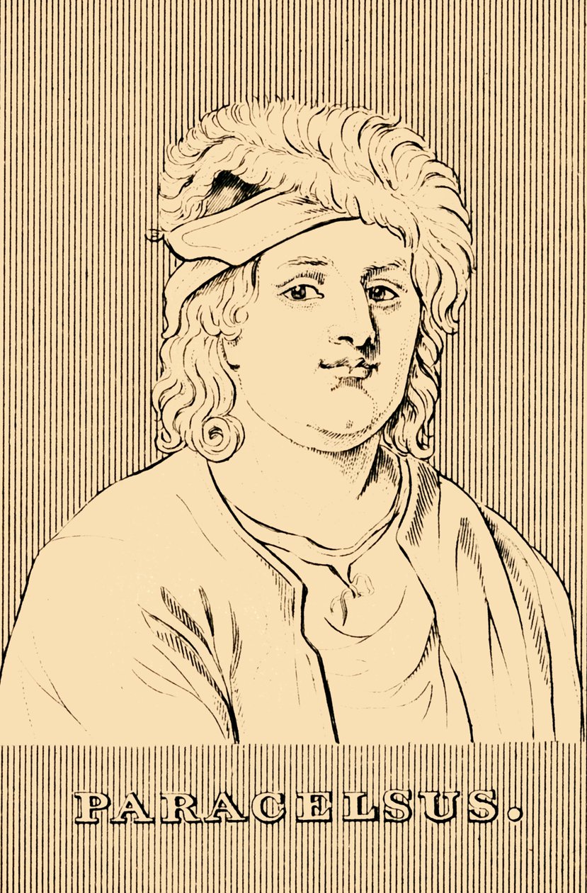 Paracelsus，1493-1541年，1830年。 作者 不明