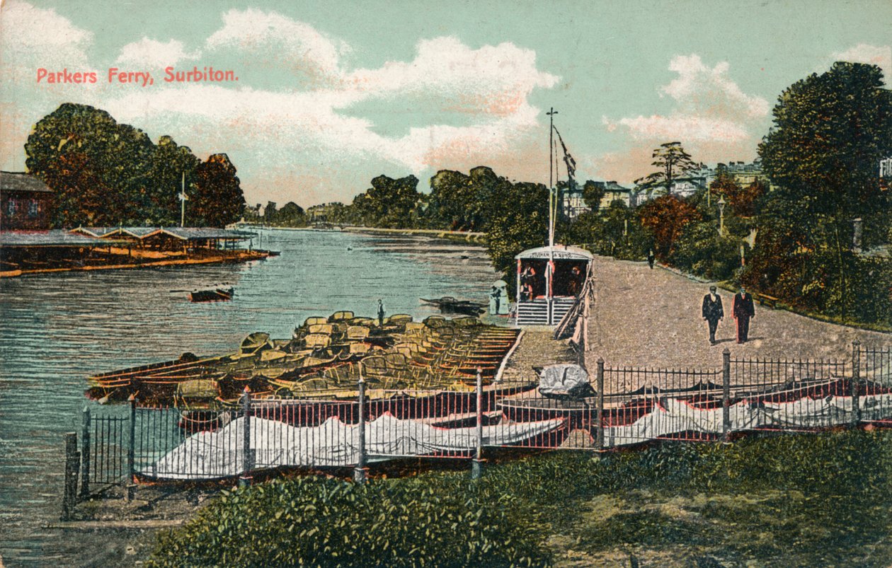 帕克斯·费里（Parkers Ferry），瑟比顿，1907年 作者 不明