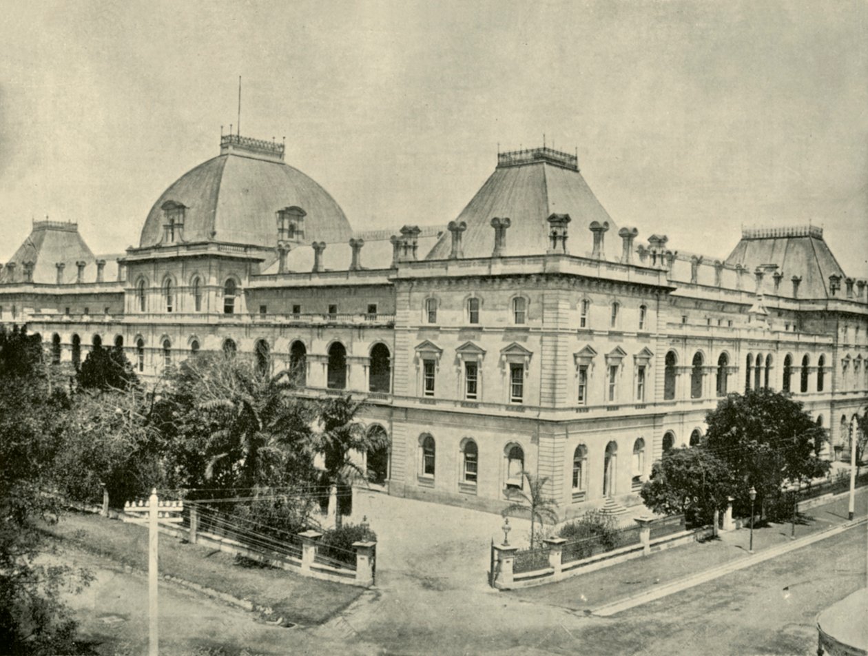 国会大厦，布里斯班，1901年。 作者 不明
