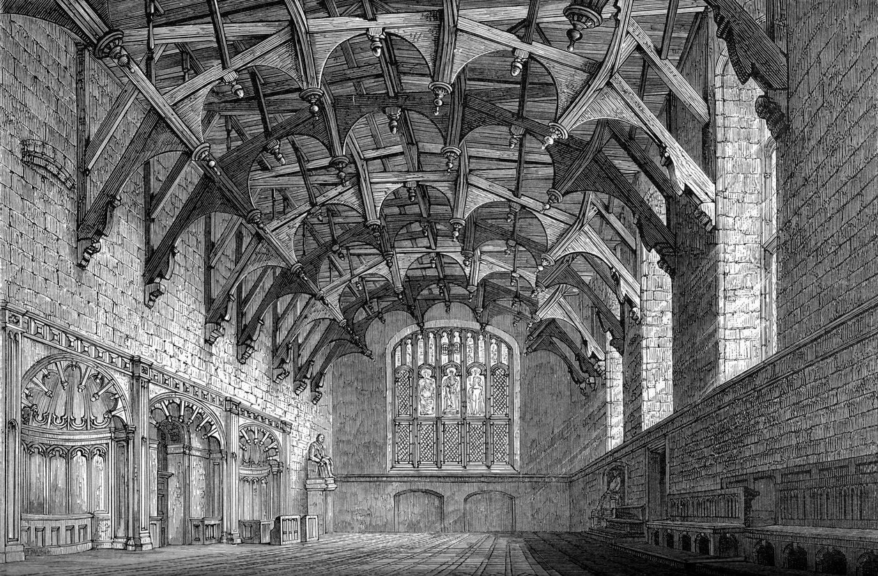爱丁堡国会大厦，建于1632-1639年，1893年 作者 不明