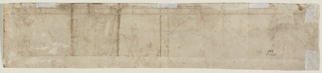 部分建筑研究，上半年1500年代。 作者 不明