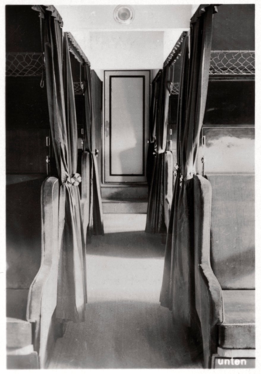 Zeppelin LZ 126，c1924 1933的乘客舱 作者 不明