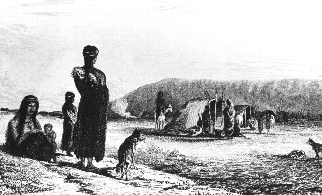 格雷戈里湾的巴塔哥尼亚人，1831年1839年 作者 不明