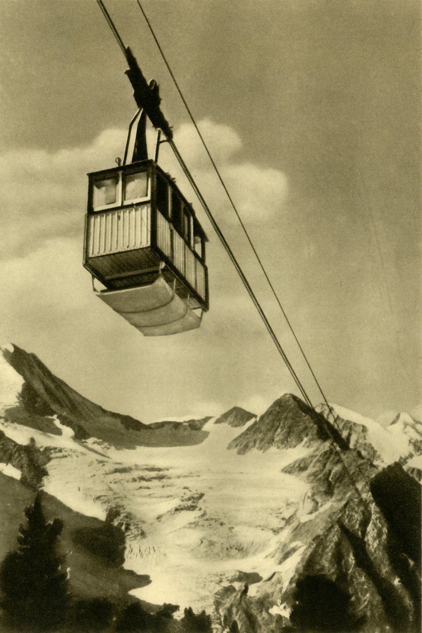 Patscherkofelbahn，因斯布鲁克，蒂罗尔，奥地利，c1935年。 作者 不明
