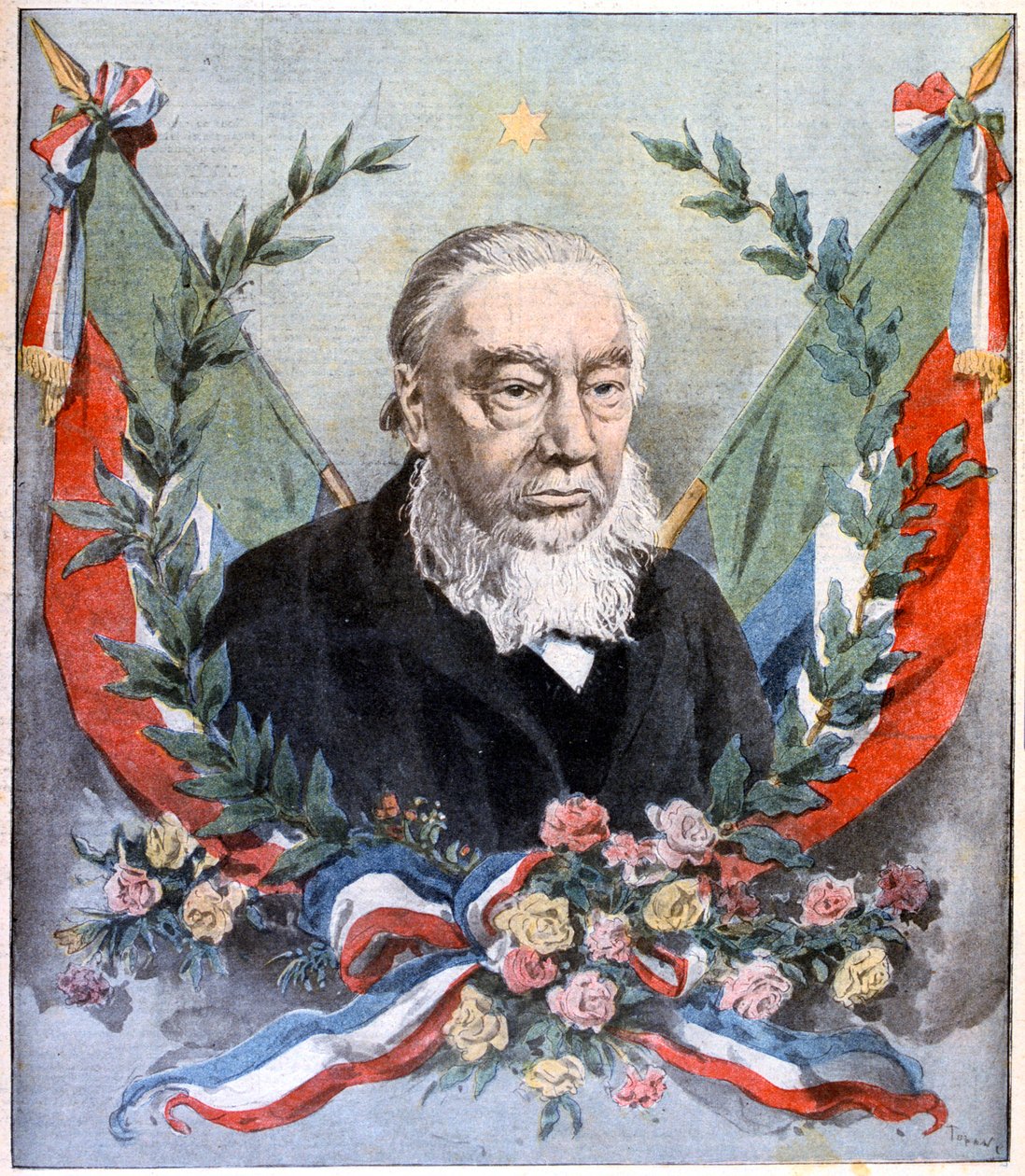 保罗·克鲁格（Paul Kruger），南非政治家，c1900年 作者 不明