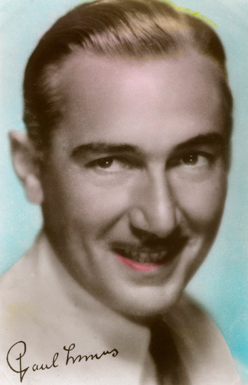 保罗·卢卡斯（Paul Lukas）1895-1971年，匈牙利演员，1930年代 作者 不明