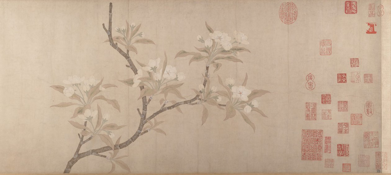 梨花开1280。 作者 不明