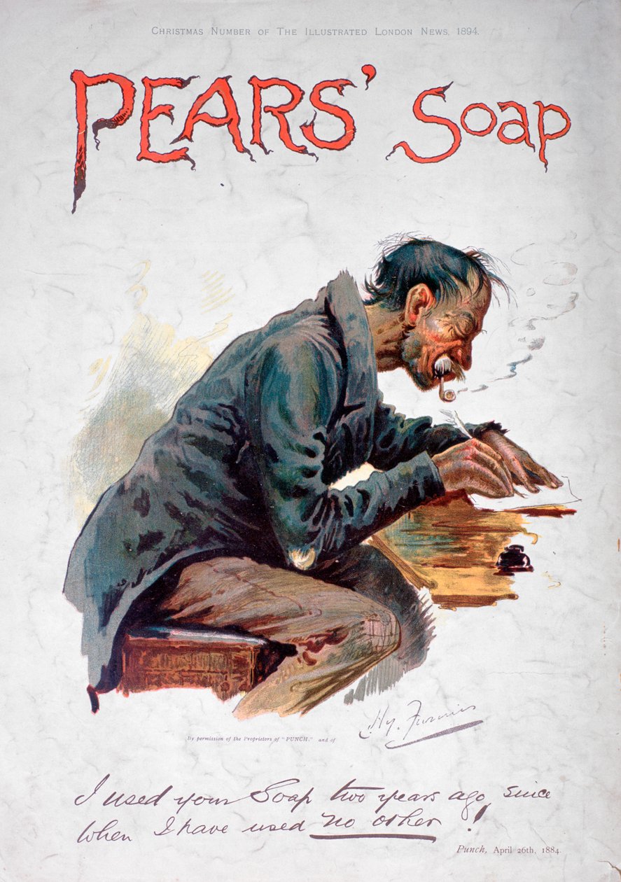 梨香皂广告，1894年 作者 不明