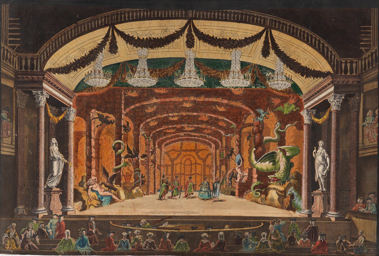 窥视秀图像（Peep Show Image），约1770年。 作者 不明
