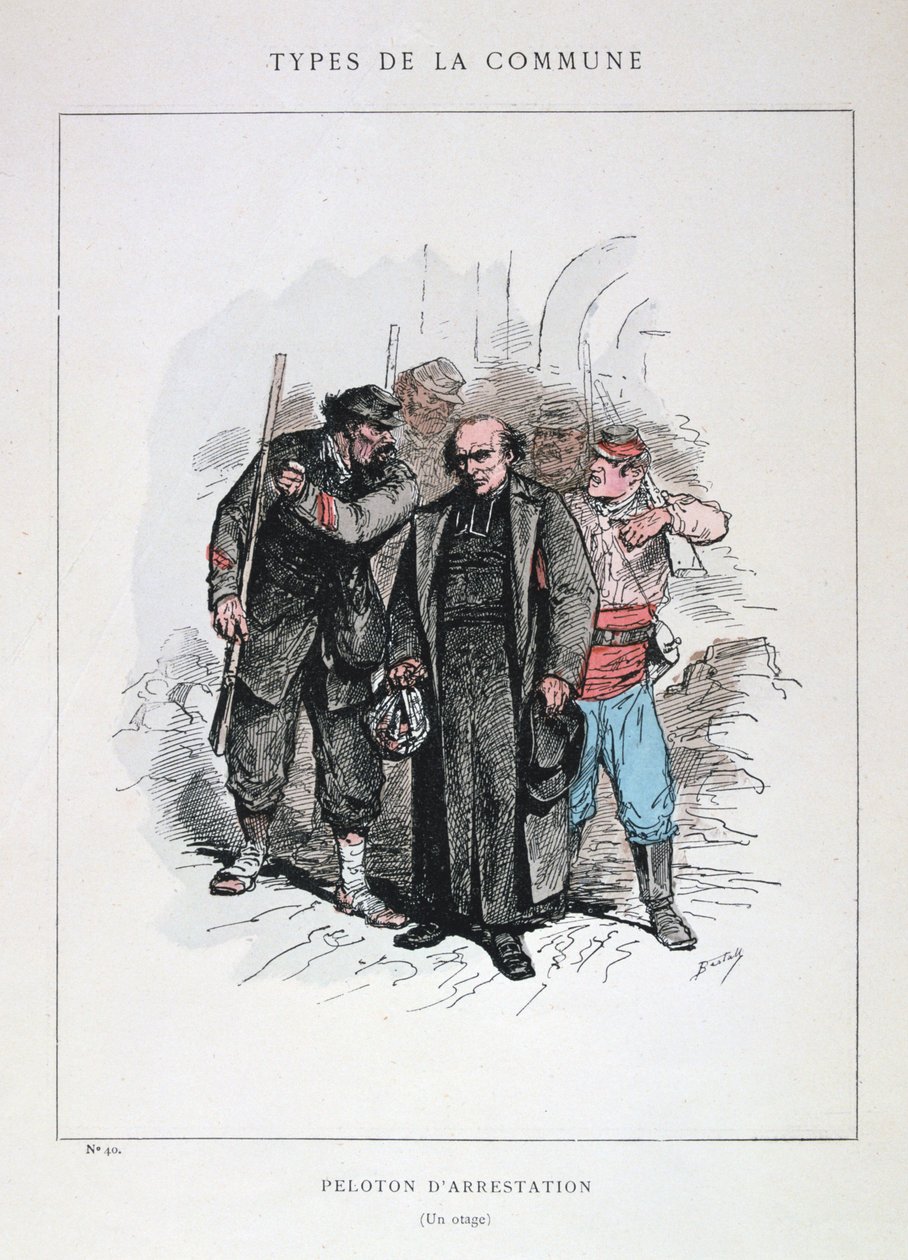 逮捕公社，巴黎公社，1871年 作者 不明