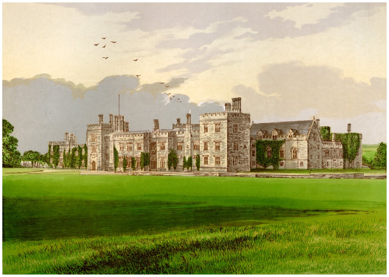 肯特彭斯赫斯特城堡（Penshurst Castle），莱尔勋爵和达德利（dudley），建于1880年 作者 不明