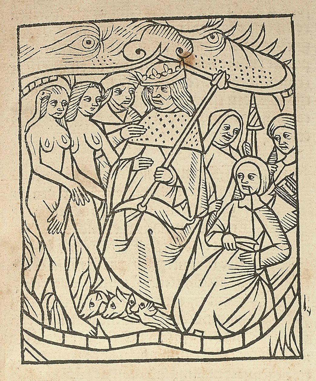 克雷蒂安-德-特鲁瓦的《圣杯的故事》（Perceval），1523年。 作者 不明