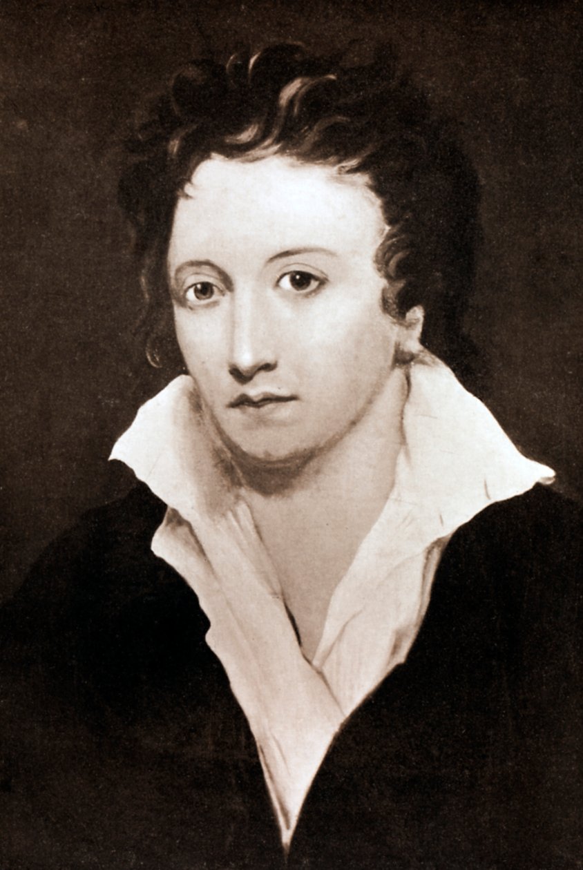 Percy Bysshe Shelley，英国浪漫主义诗人，十九世纪 作者 不明