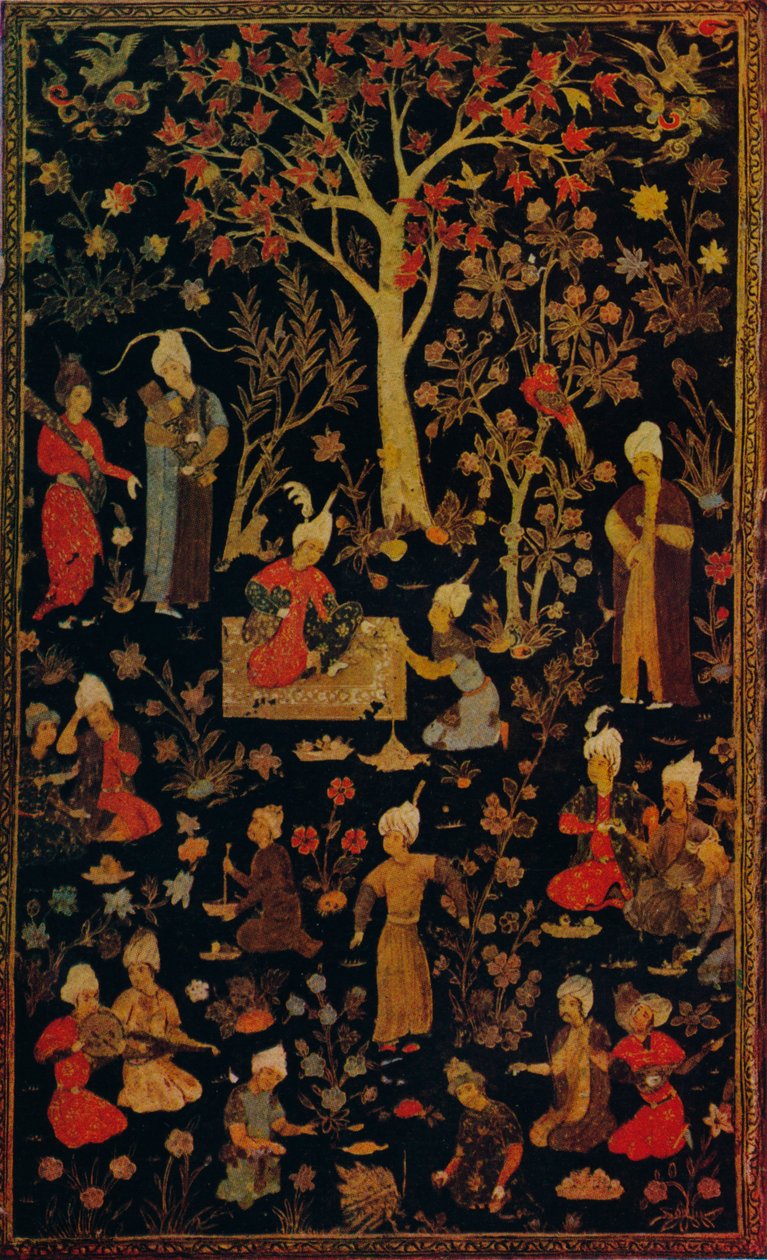 波斯语纸本马奇书套，c1600 作者 不明