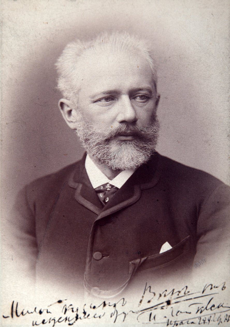 彼得·柴可夫斯基（Peter Tchaikovsky），俄罗斯作曲家，1888年 作者 不明