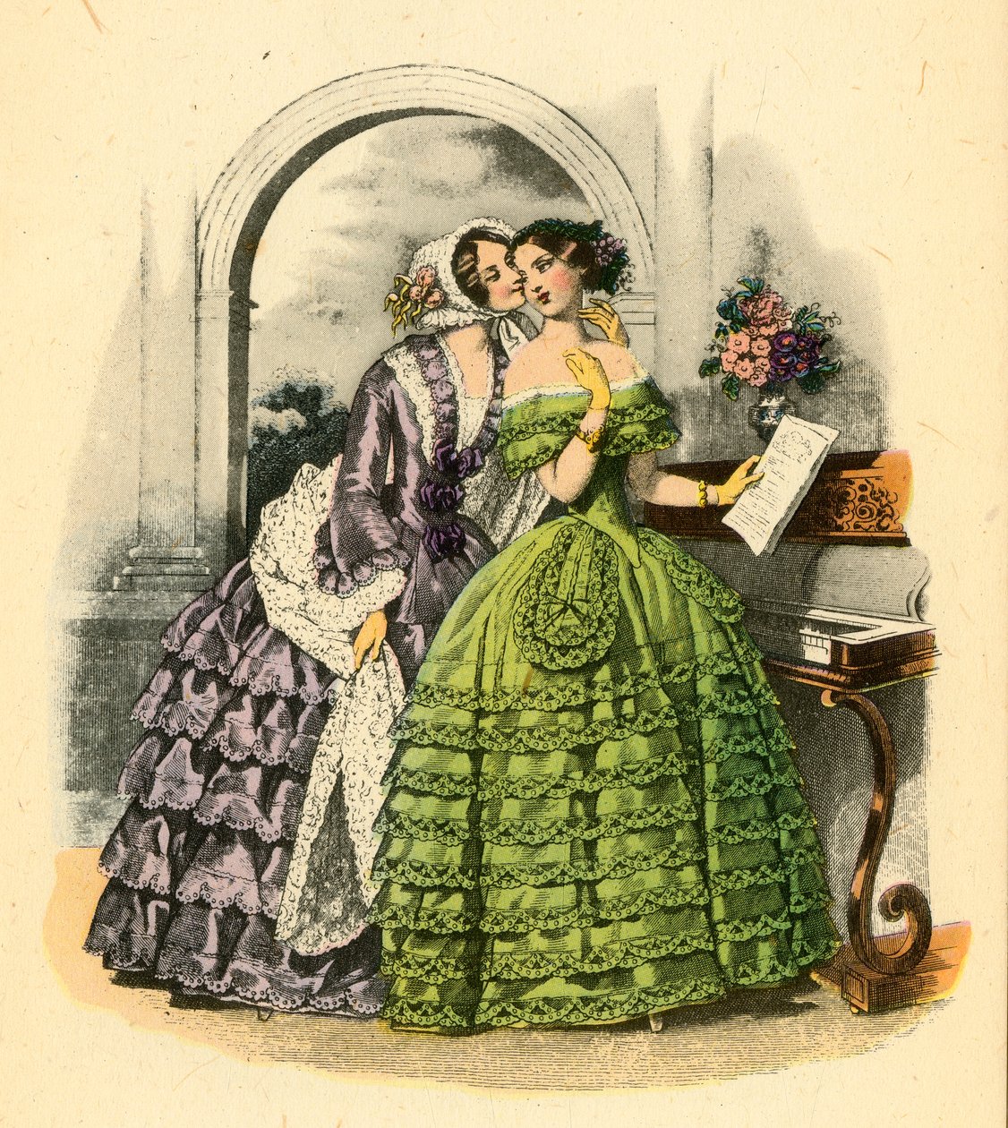Petit Courrier des Dames，1850年，1943年。 作者 不明