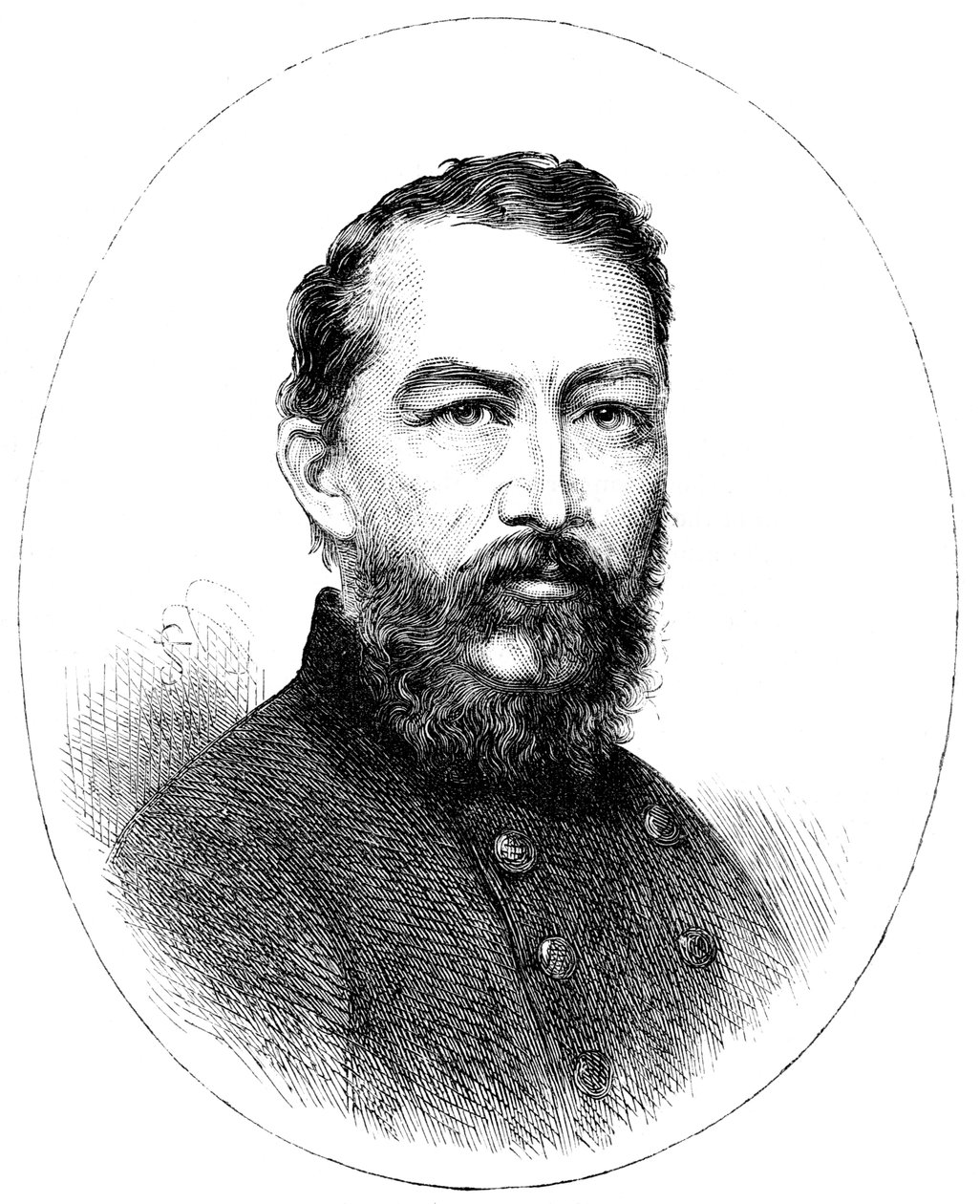 菲利普·亨利·谢里登（Philip Henry Sheridan），美国南北战争联盟总书记，大约1880年 作者 不明