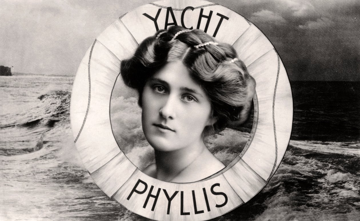 菲莉斯·戴尔（Phyllis Dare），1890-1975年，英国女演员，1907年 作者 不明