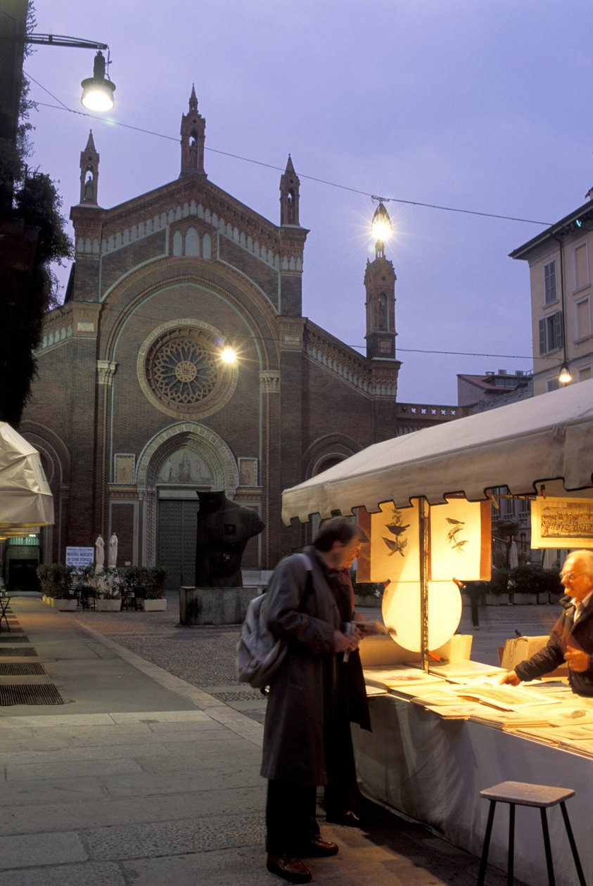 Piazza del Carmine，米兰，伦巴第，意大利 作者 不明