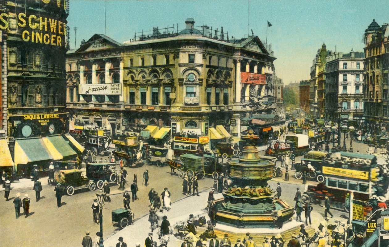皮卡迪利广场，伦敦，c1910。 作者 不明