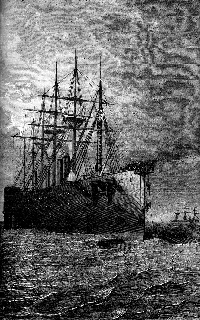 拿起大西洋电缆，1866年c1880 作者 不明