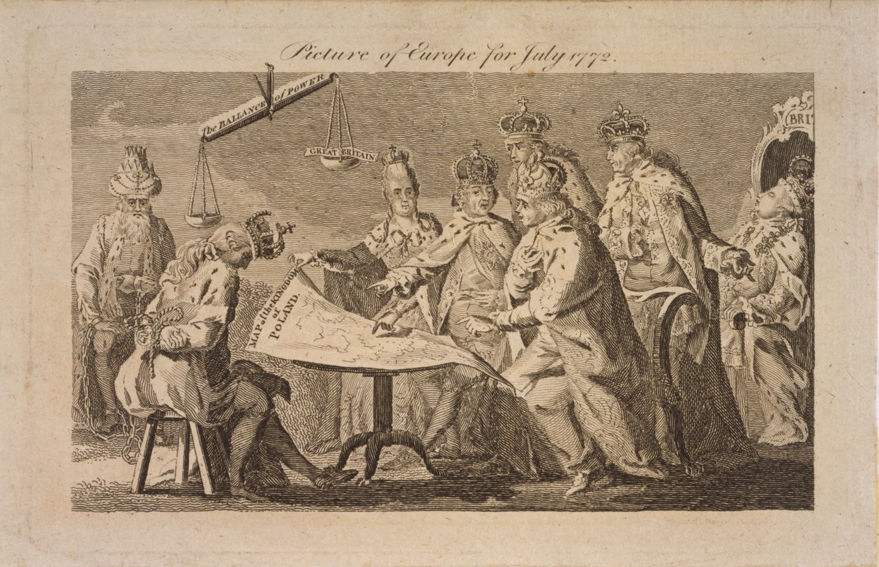1772年1月，1772年欧洲的图片 作者 不明