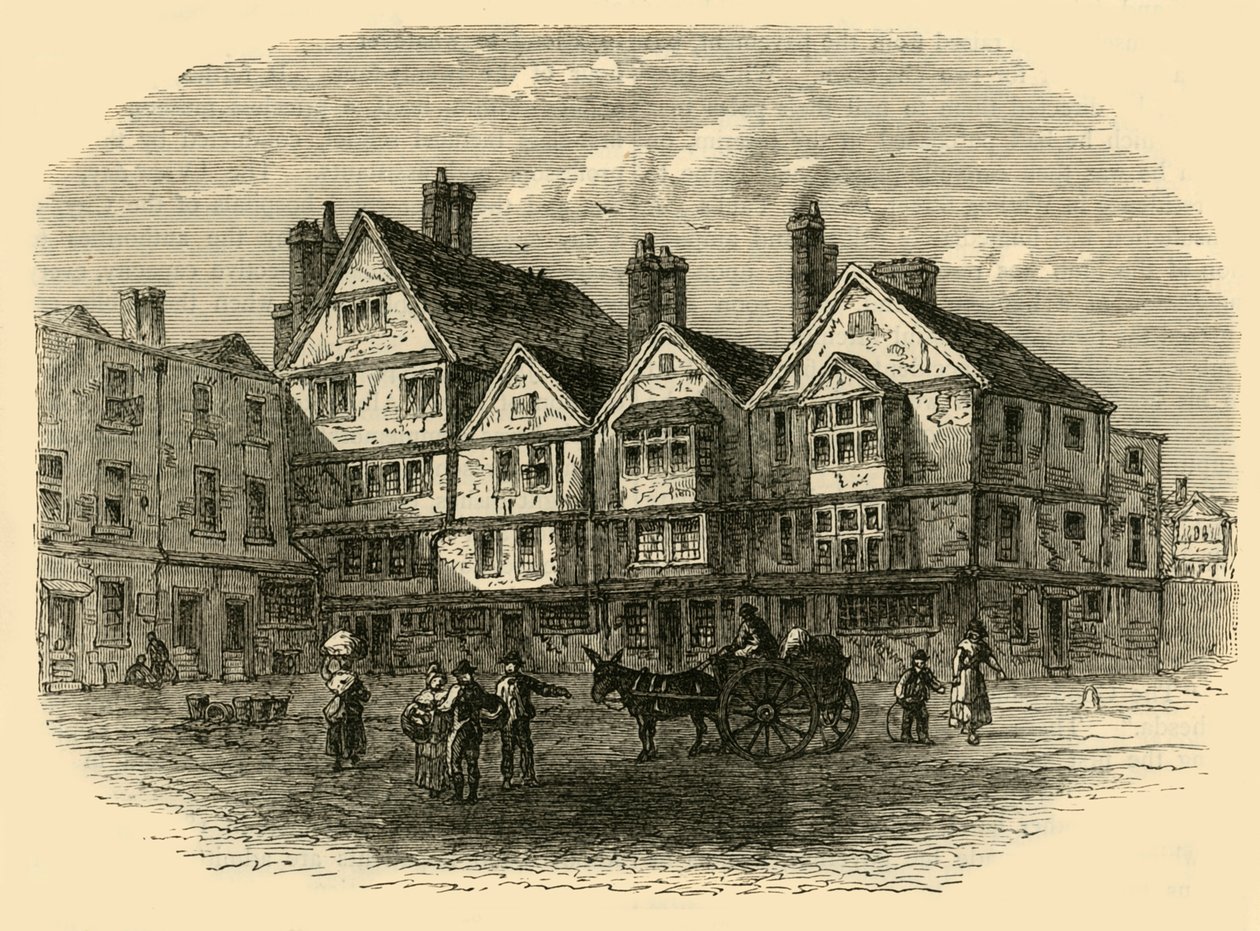 1789年的派角（Cie Corner），c1872。 作者 不明