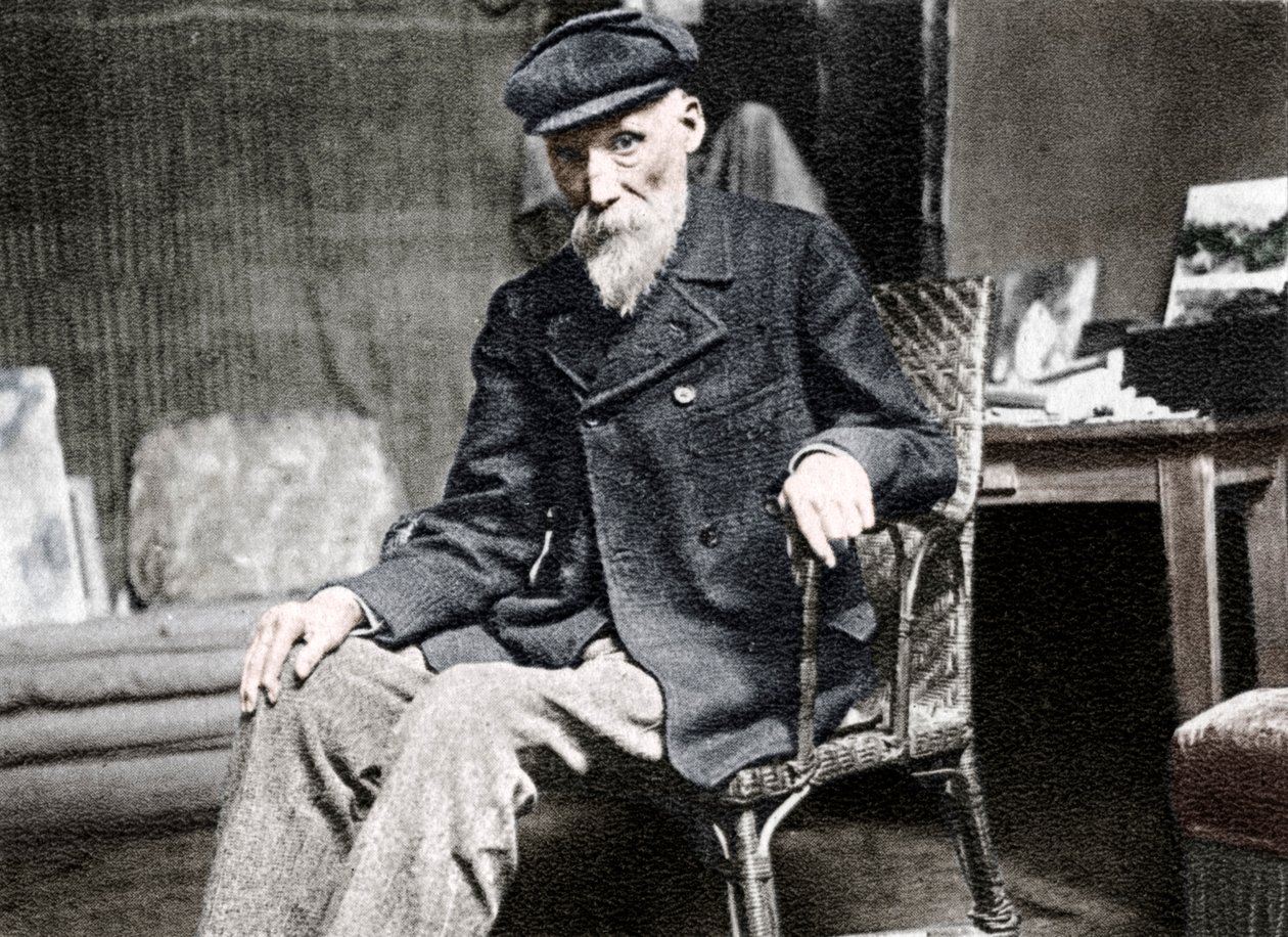 Pierre-Auguste Renoir，法国画家，1917年 作者 不明