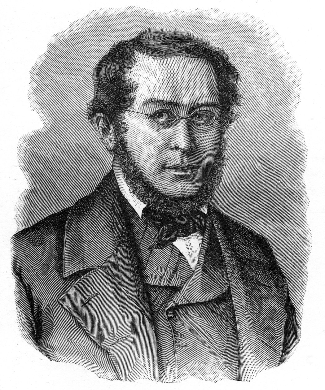 皮埃尔·约瑟夫·普鲁东（Pierre-Joseph Proudhon），十九世纪法国互惠主义政治哲学家，1903年 作者 不明