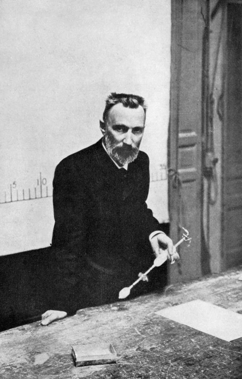 法国化学家皮埃尔·居里（Pierre Curie），1906年担任索邦大学物理学教授 作者 不明