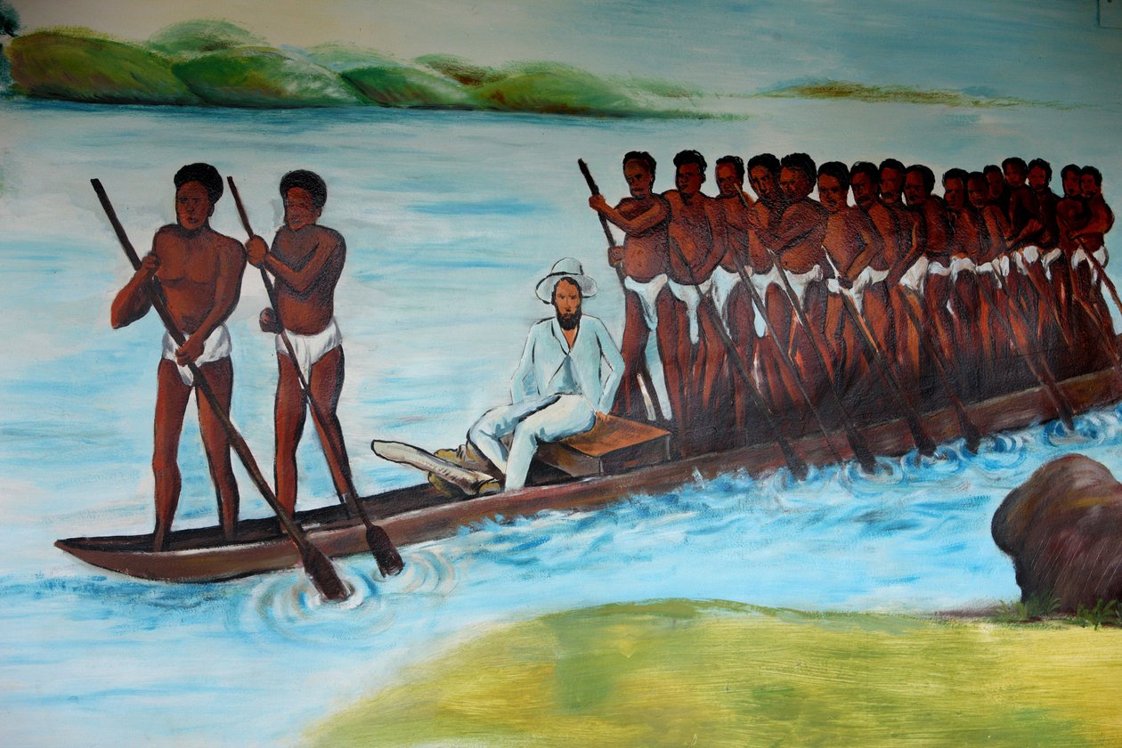 Pierre Savorgnan de Brazza painting Brazzaville Congo 作者 不明
