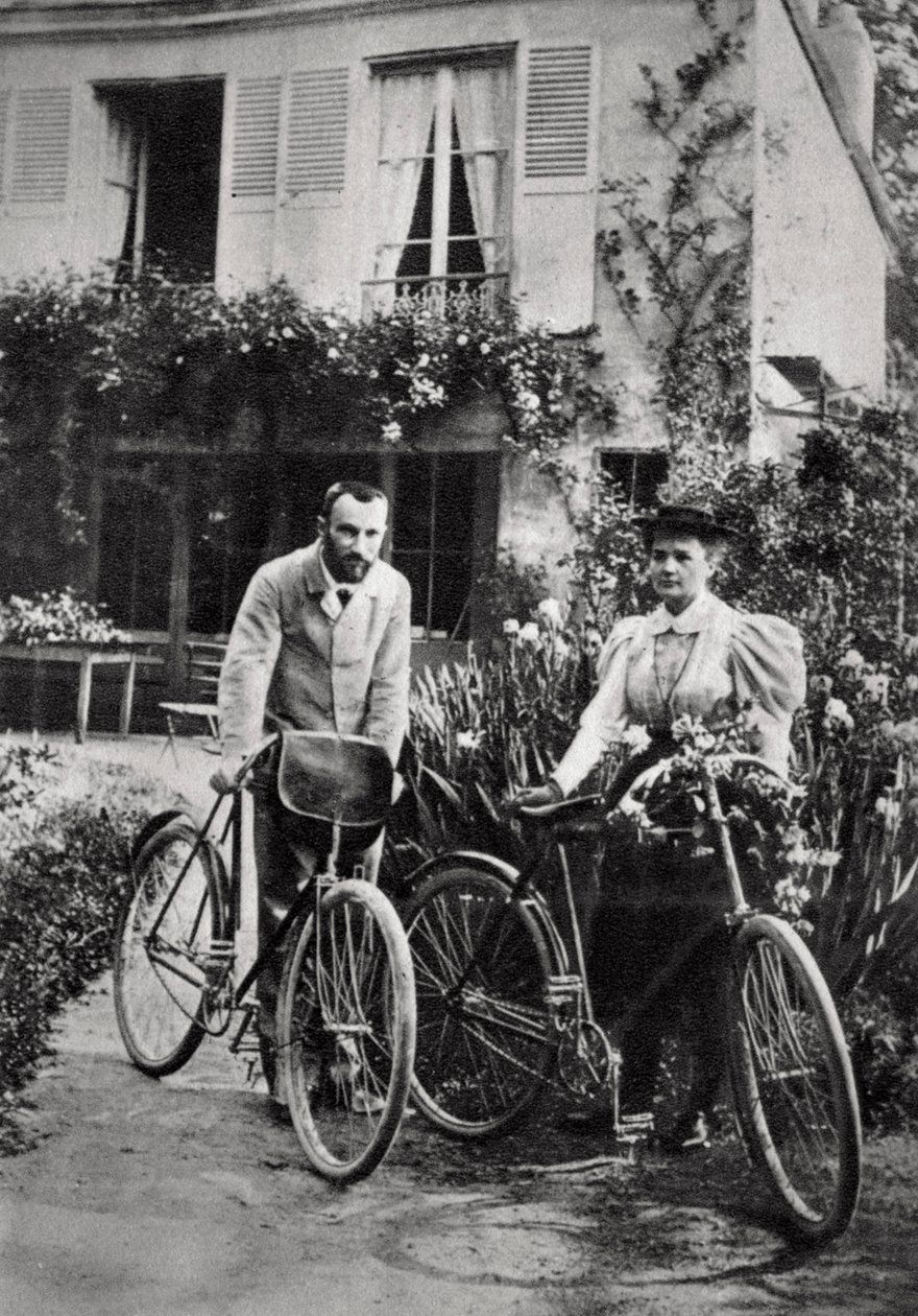 Pierre和Marie Curie，法国物理学家，1906年 作者 不明