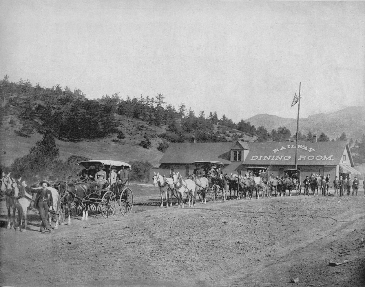派克斯峰上校收费公路，1897年。 作者 不明