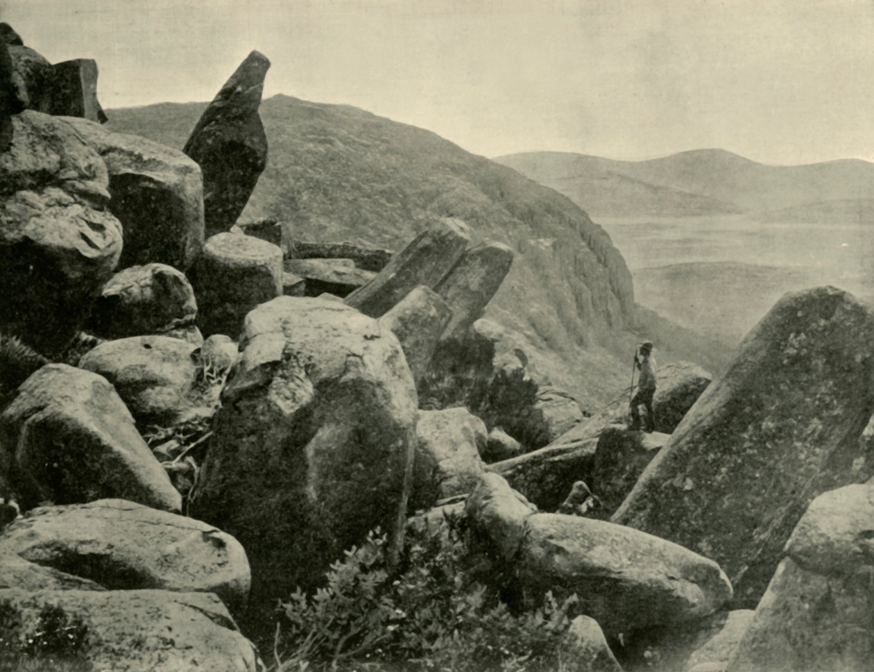 惠灵顿山的Pinnacle＆Organ Pipes，1901年。 作者 不明