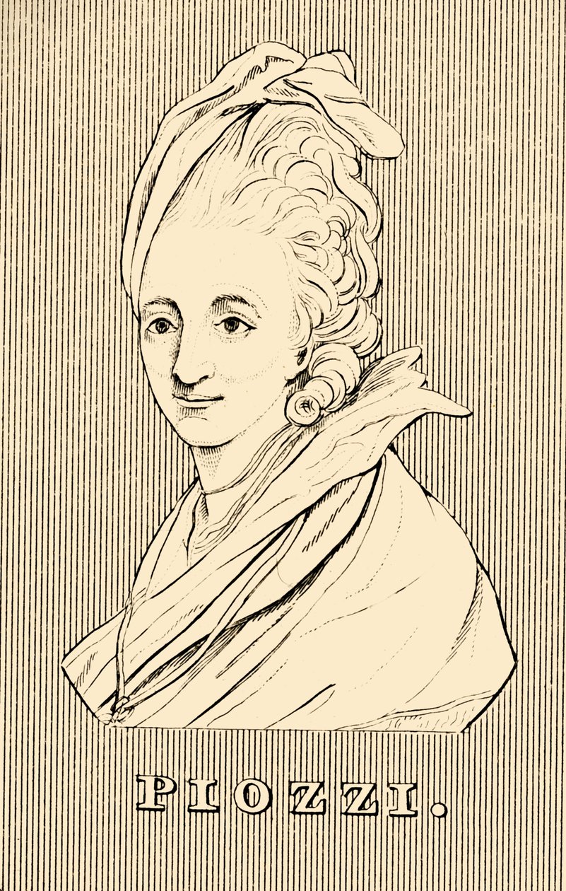 皮兹（Piozzi），1741-1821年，1830年。 作者 不明