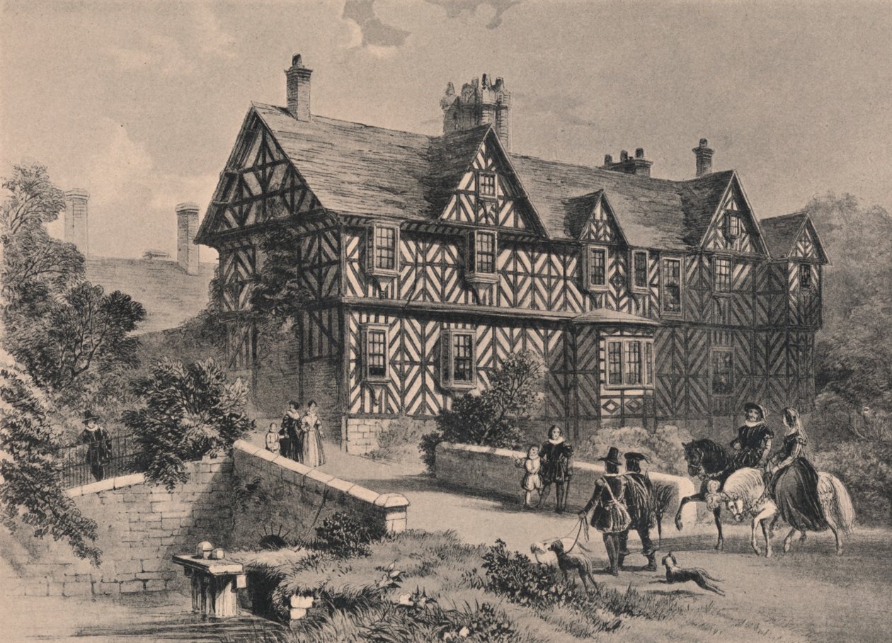 1915年，什罗普郡的Pitchford Hall 作者 不明