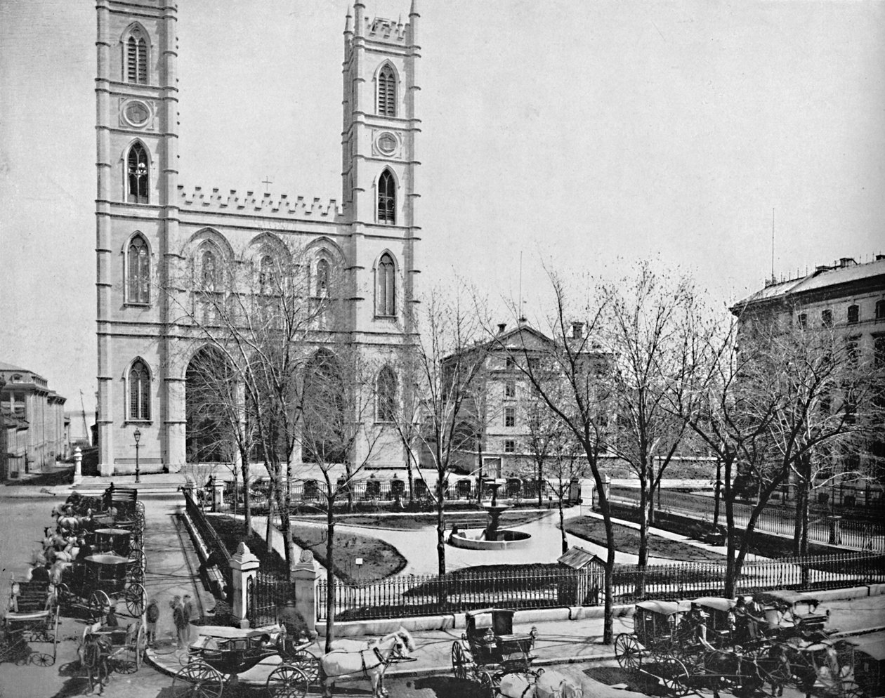 dArmes广场，加拿大蒙特利尔，建于1897年。 作者 不明