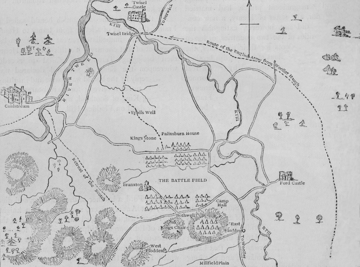 弗洛登球场计划，1513年9月9日，c1880 作者 不明