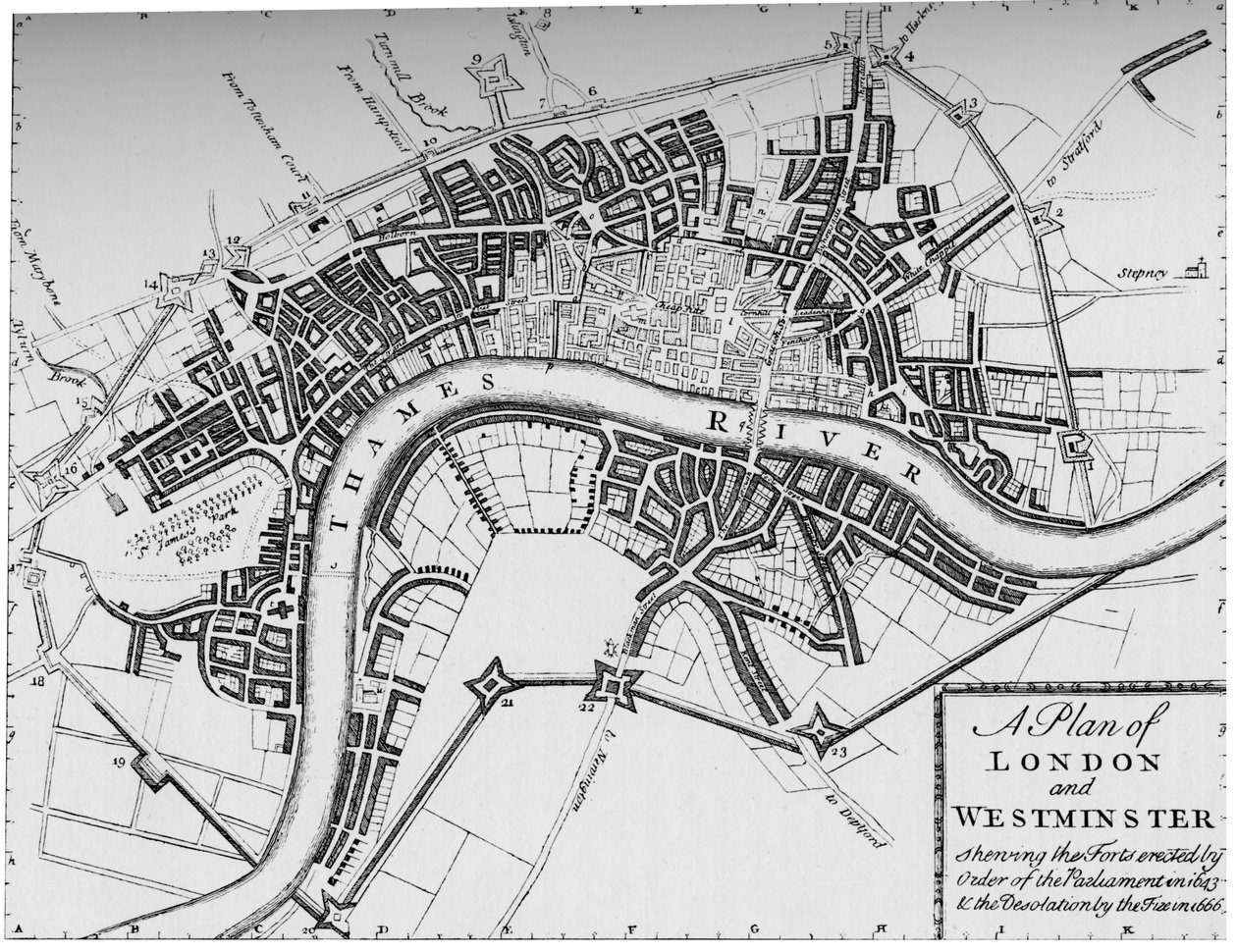 伦敦和威斯敏斯特计划，1749年1903年 作者 不明