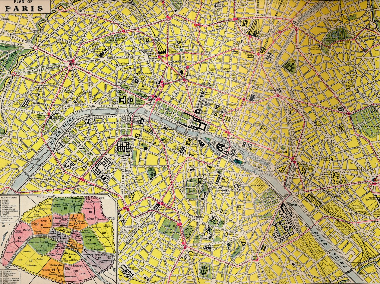 巴黎计划-c1930年代光城中央区 作者 不明