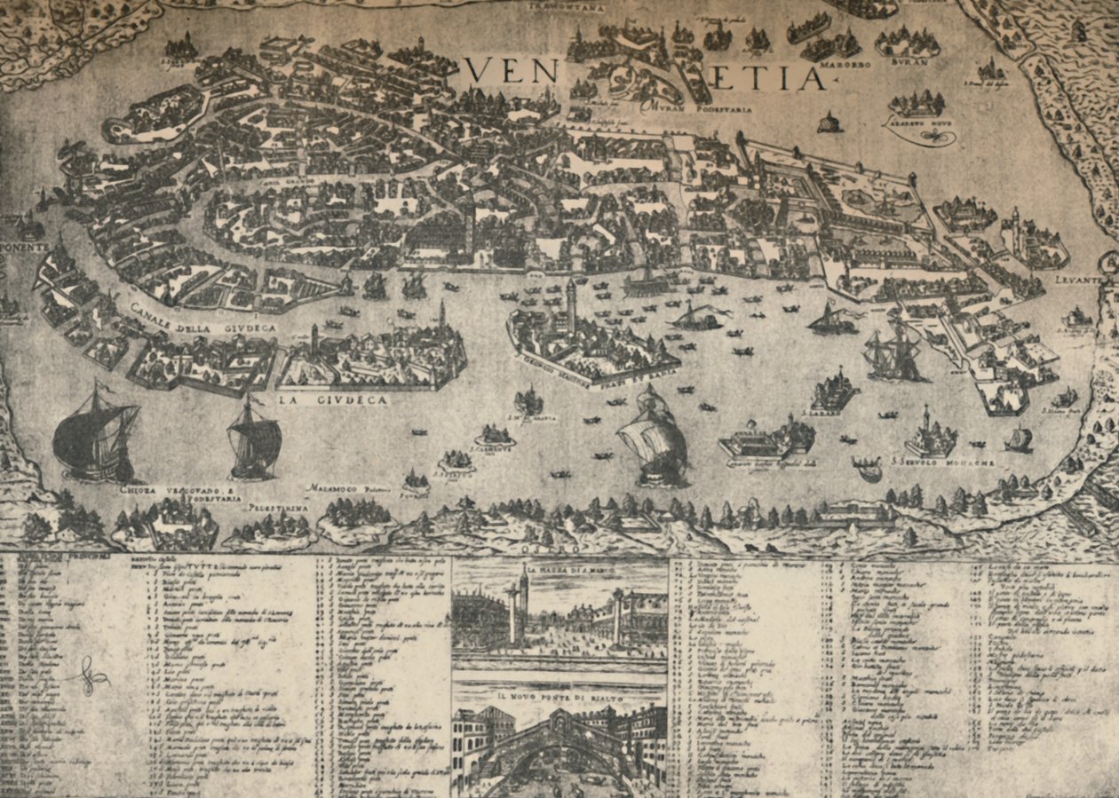 威尼斯计划c。 1590年，1925年。 作者 不明