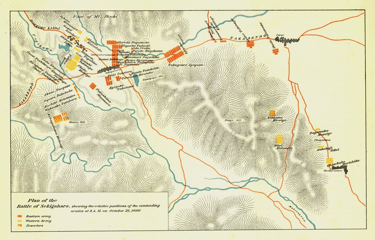 塞基哈拉战役计划，1600年10月21日，1903年。 作者 不明