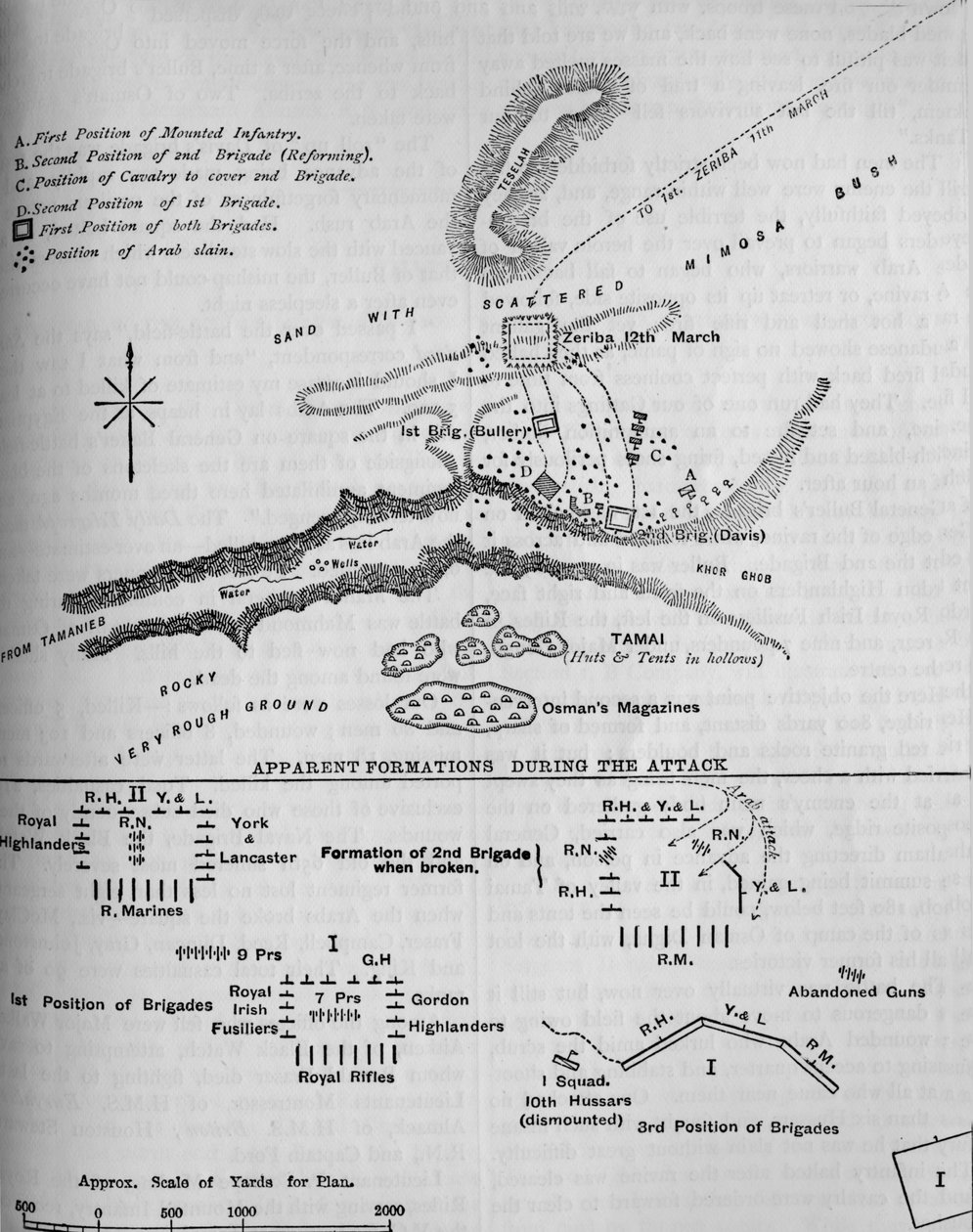 塔玛战役计划，1884年3月13日，c1881-85 作者 不明