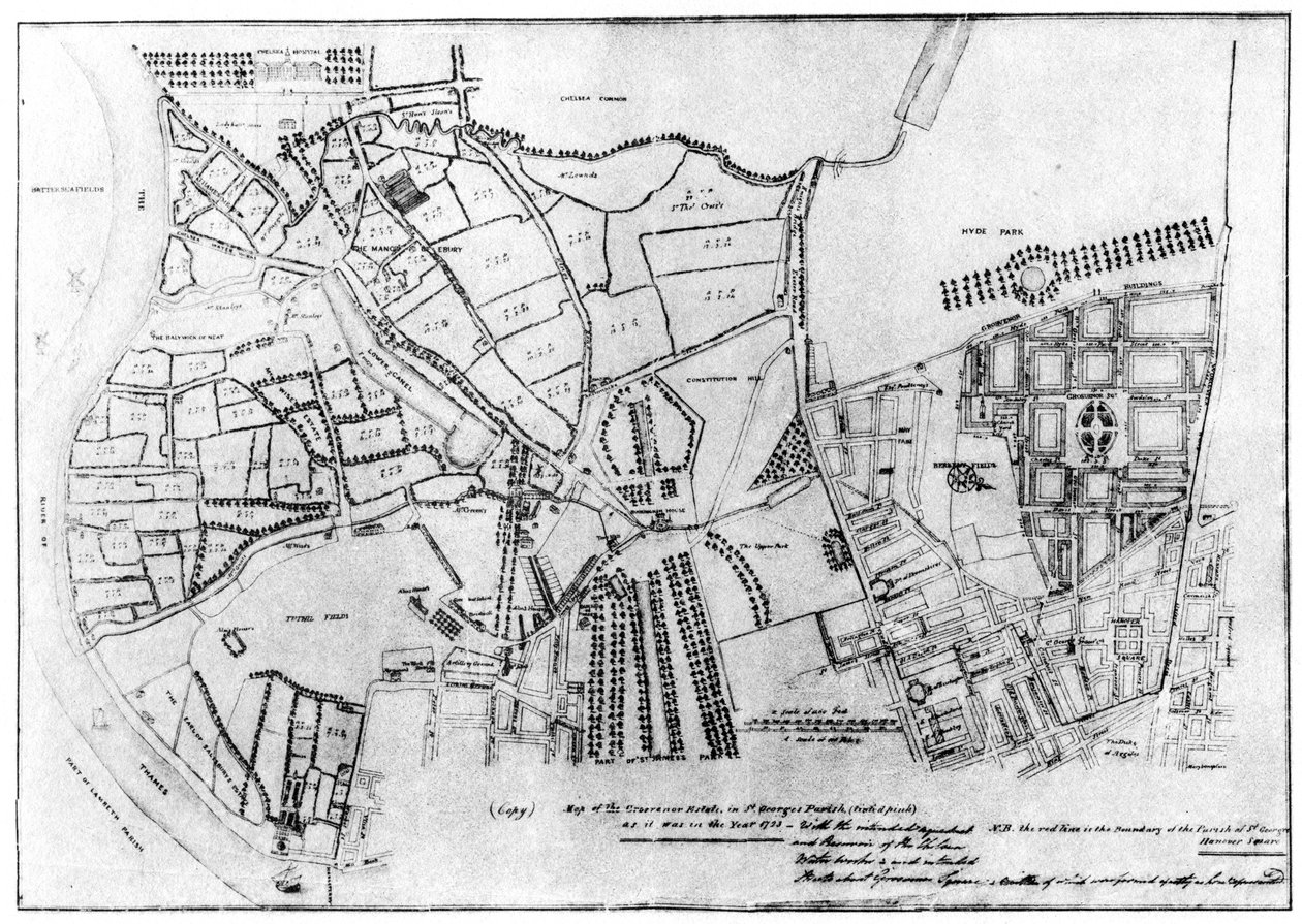 1907年格罗夫纳庄园计划 作者 不明