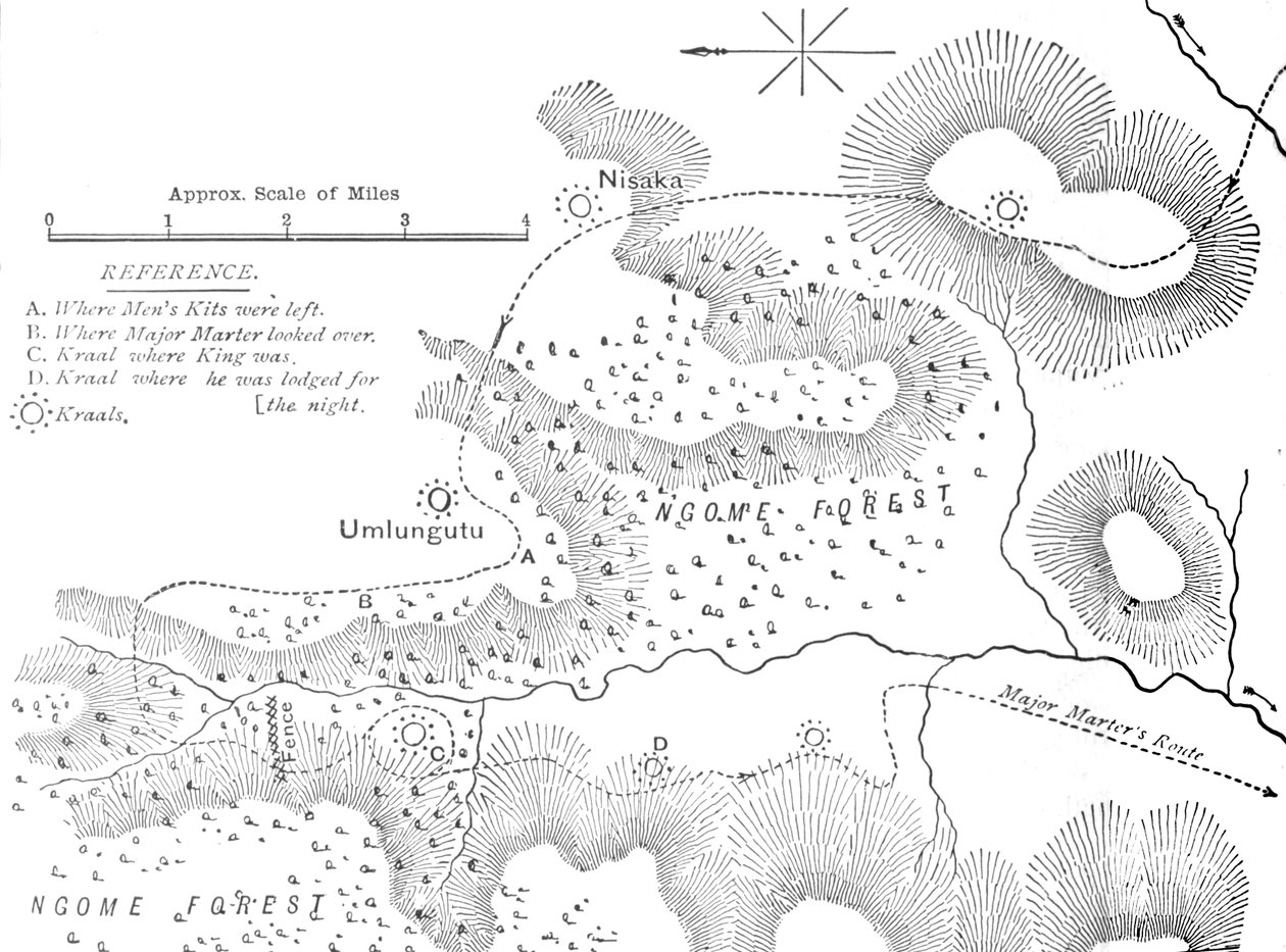 捕获Cetewayo的地面图，c1880 作者 不明
