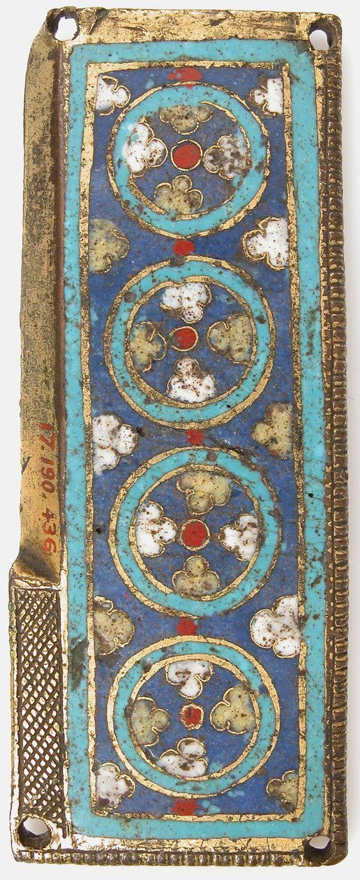 来自灵位神龛的牌匾，德国或南尼德兰的，约1175-1200。 作者 不明