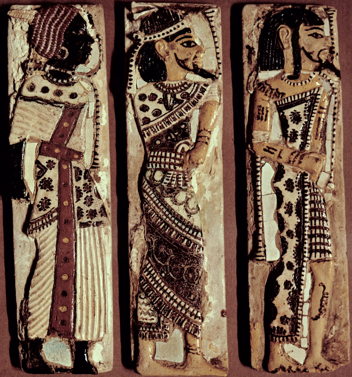 Plaques from a door in the Palace of Ramesses III, Medinet Habu, Thebes, Egyptian, New Kingdom, 20th Dynasty, c.1187-56 BC (ceramic) 作者 不明